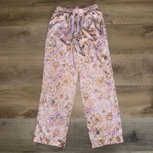 Victoria's Secret Floral Satin Pants